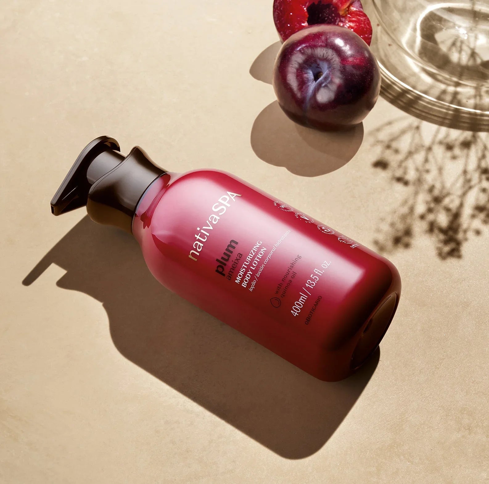 O Boticário Nativa SPA Loção Hidratante Ameixa 400ml