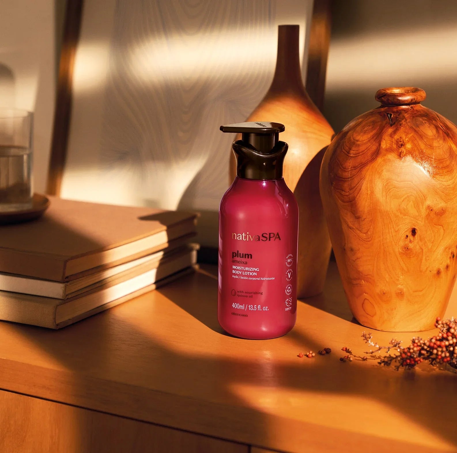 O Boticário Nativa SPA Loção Hidratante Ameixa 400ml