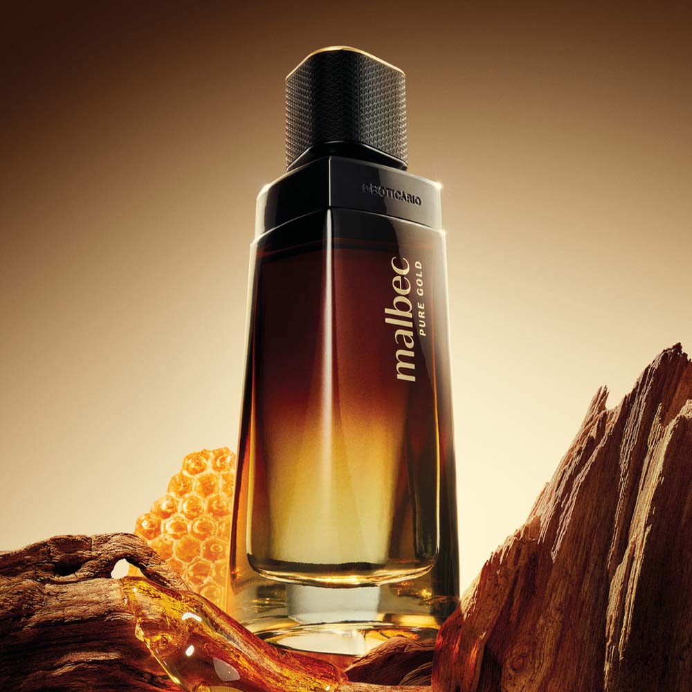 Kit Malbec Pure Gold + Loção + Barba