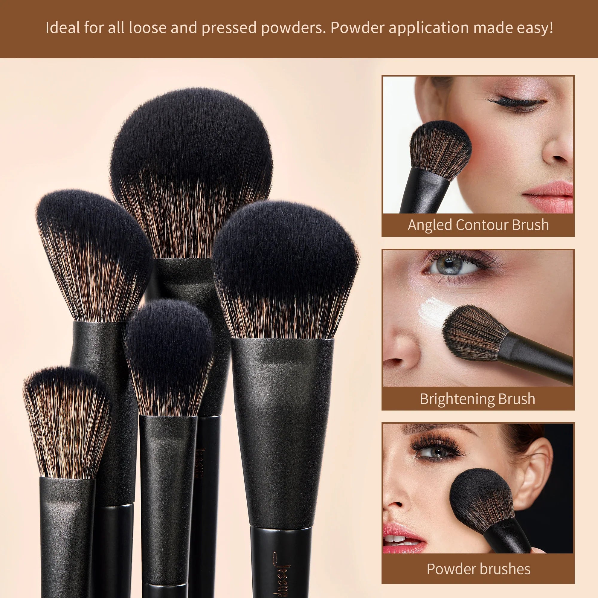 Kit de Pincéis de Maquiagem Diamonds