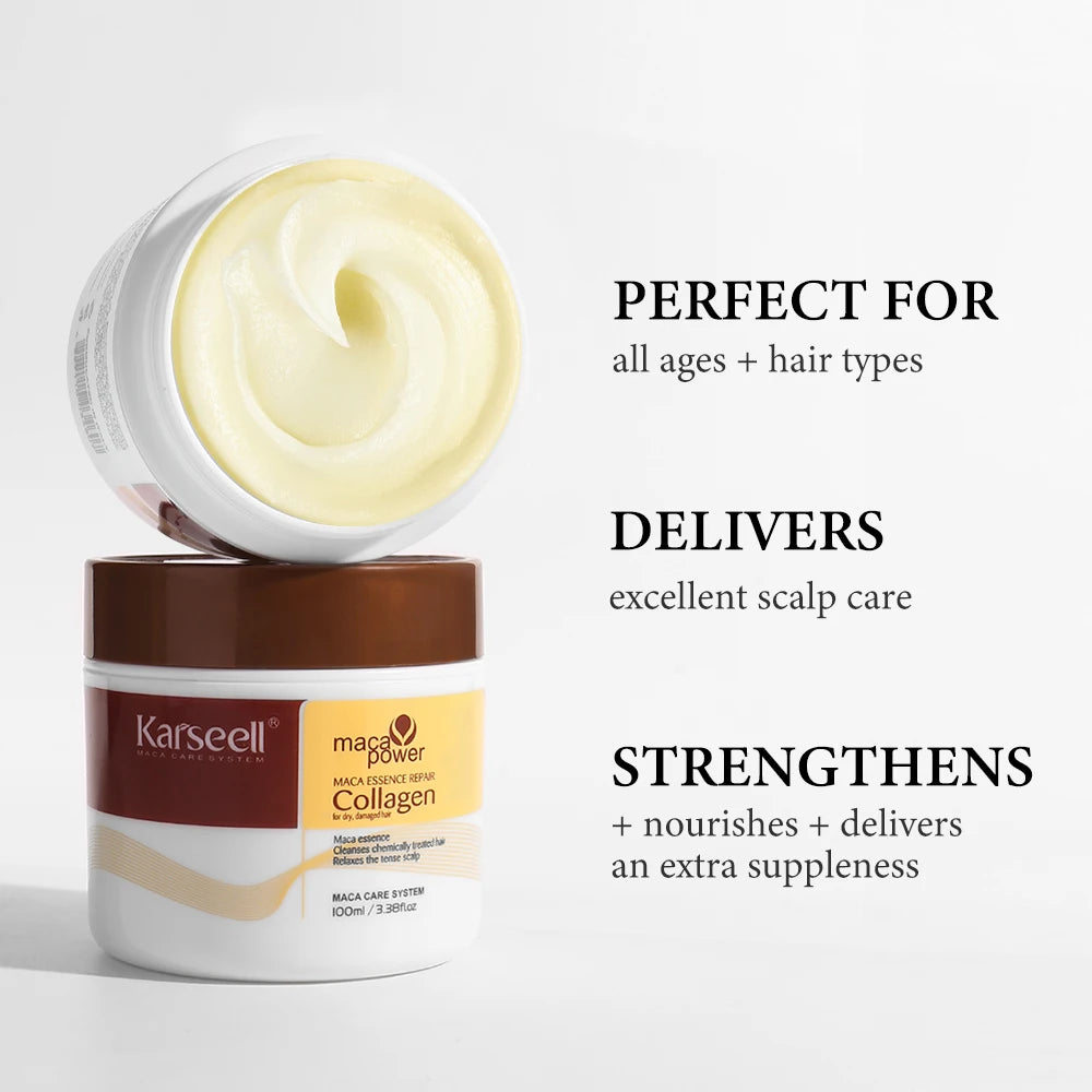 Kit Máscara Capilar Karseell + Óleo de Argan Karseell